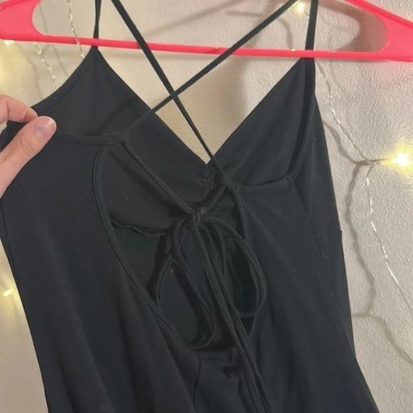 Forever 21 Fit & Flare Backless Tie Lace Up Mini Dress - Picture 5 of 5